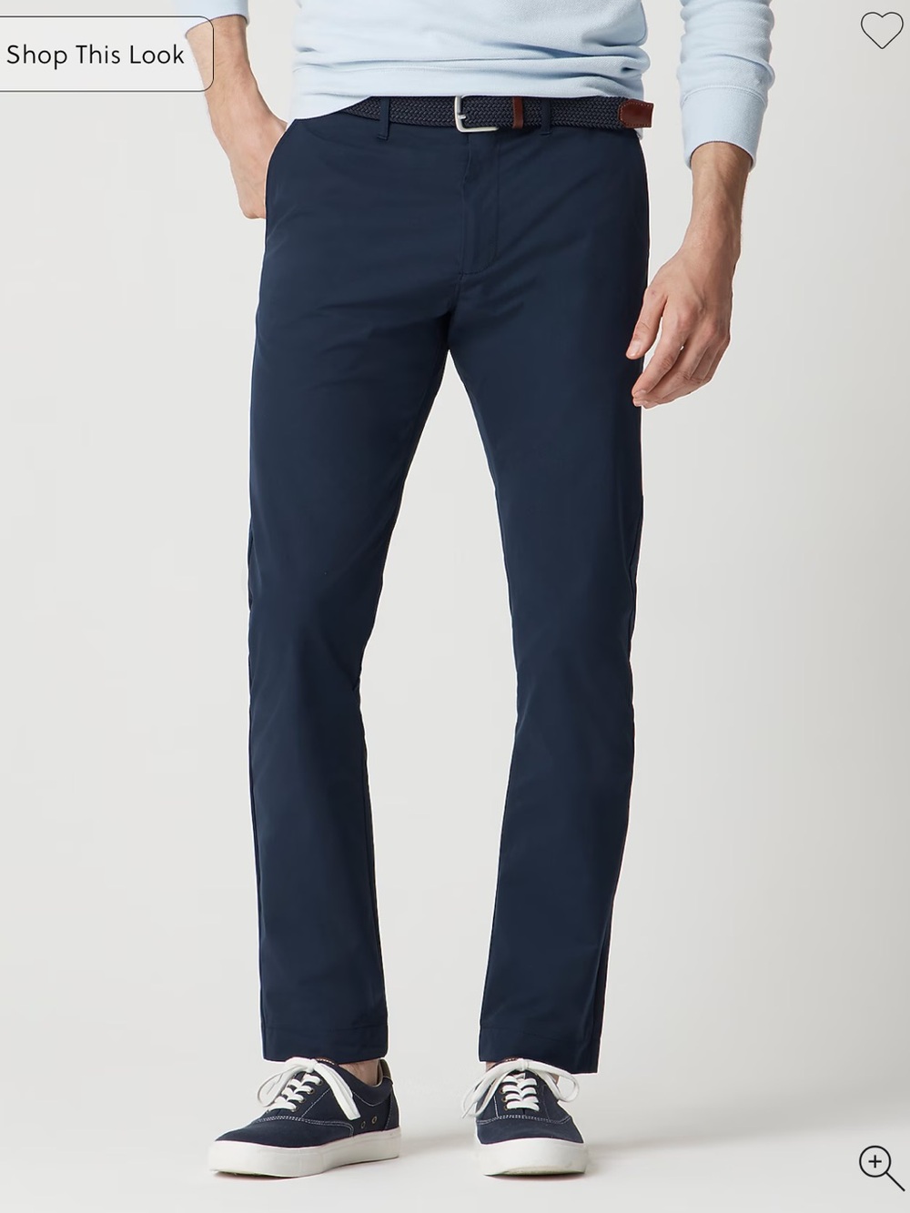 J. Crew Factory Slim-fit tech chino pant Navy 29x32